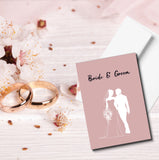 Bride & Groom Wedding Greeting Card