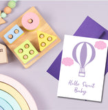 Hello Sweet Baby Girl Greeting Card