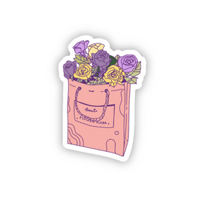 Flower Bunch Die-cut Sticker