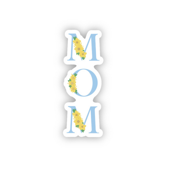 Mom Die-Cut Sticker, Mom Shaped