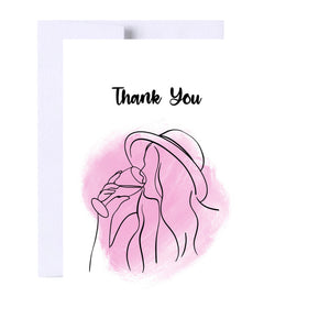 Thank You Wine Card