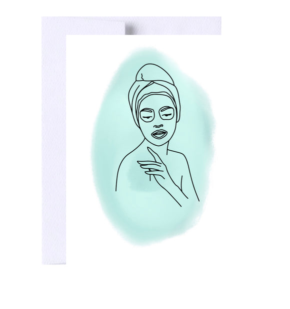 Massage Birthday Card