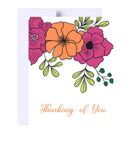 Thinking of You Card Flowers