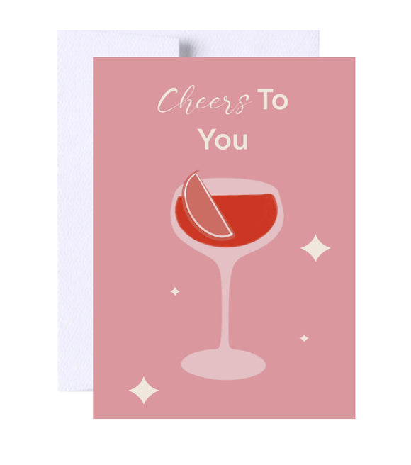 Congratulations Greeting Card, Cheers to You