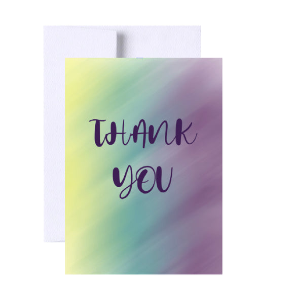 Thank You Colorful Greeting Card