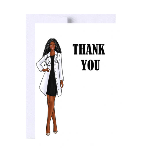 Thank You Doctor Greeting Card