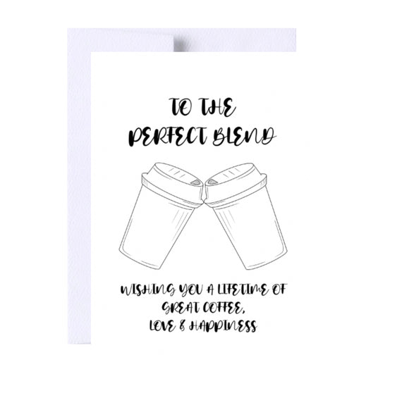 Wedding Card - Perfect Blend
