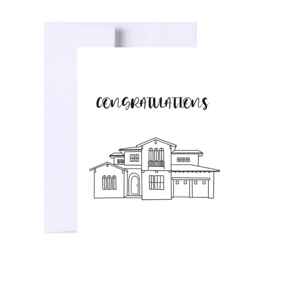 Congratulations New Home Greeting Card