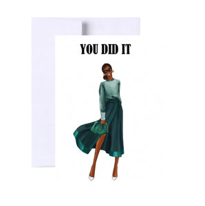 Congratulations- You Did It Greeting Card