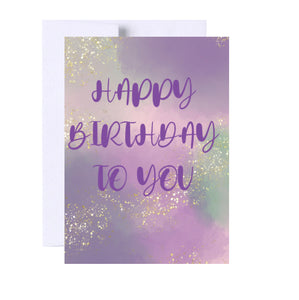 Happy Birthday To You Greeting Card