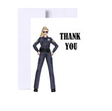 Thank You Officer Greeting Card