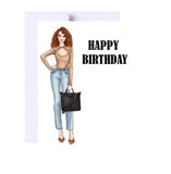 Birthday Card- Fashionista